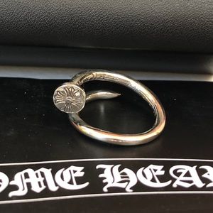 Chrome Hearts silver flat ch plus nail ring